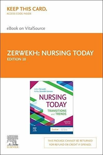 Nursing Today - Elsevier On Vitalsource Retail..., De Zerwekh Msn Edd Rn, Joann. Editorial Mosby En Inglés