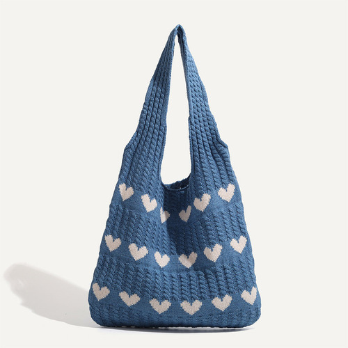 A Bolso Tejido De Lujo - Diseño Fino Y Moderno Con Mango