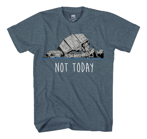 Star Wars At-at Not Today Humor Funny Hoth Camiseta Gráfica