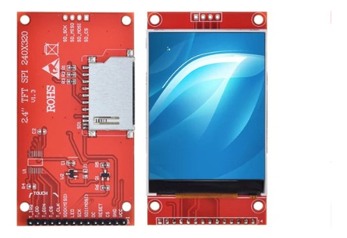 Módulo De Puerto Serie Spi Tft Lcd Ili9341  2,4   P/ Arduino