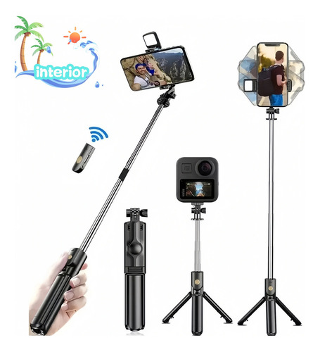 Qu Selfie Stick Trípode Portátil Inalámbrico Bt Controles