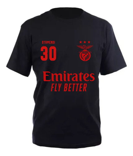 Remera De Algodón Benfica - Fútbol / Jugadores / Escudo