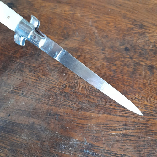 Imagem 4 de 10 de Canivete Automatico Grande 27cm Afiação Original Funciona