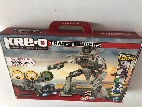 Megatron Transformers Kre-o Set 30688 310 Piezas Kreo Origin 310 (Usado)