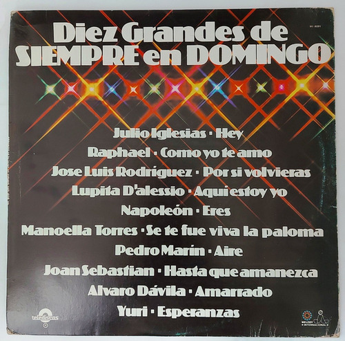 Varios Artistas - 10 Grandes De Siempre En Domin (1980) Lp