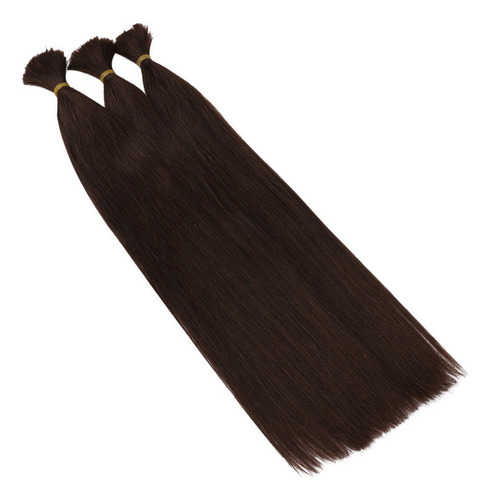 100g 40cm 100% Cabello Humano Brasileño Voluminoso Oscuro