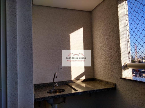Imagem 8 de 19 de Conquista Guarulhos Apartamento Com 3 Dormitórios À Venda, 60 M² Por R$ 330.000 - Vila Galvão - Guarulhos/sp - Ap2275