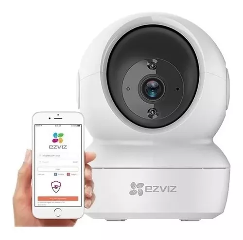 Cámara Seguridad Ip Wifi Domo 360º 1080p Full Hd Ezviz C6n