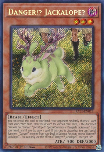 Danger!? Jackalope? (ra01-en013) Yu-gi-oh!