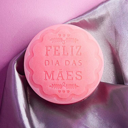 Imagem 3 de 3 de Molde De Silicone Feliz Dia Das Mães Flor