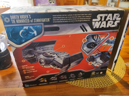 Darth Vader Tie Fighter Advanced X1 Star Wars En Caja.