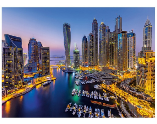 Dubai Marina Ciudad Moderna Rompecabezas 1000 Pz Clementoni