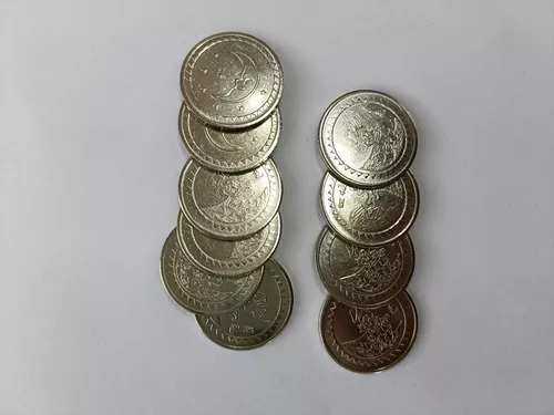 P 100 Fichas De Acero Inoxidable Para Juegos De Arcade 25 X