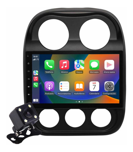 Estéreo Android Jeep Compass 10-15 Wifi Bluetooth Gps 