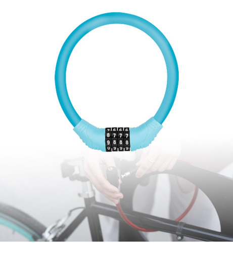 Lock De Bicicleta Combinación Reiniciable Localización De