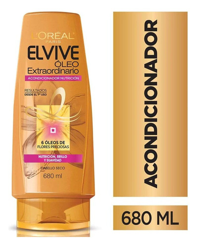 Elvive Acondicionador Nutrición Óleo Extraordinario 680 Ml