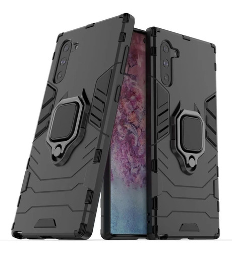 Funda Ring Armor Compatible Con Samsung Note 10 Reforzada