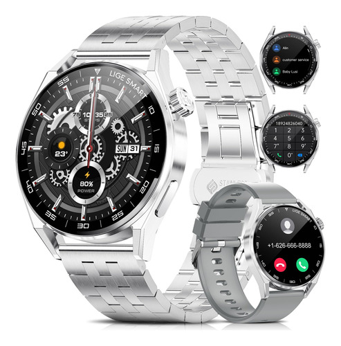 Relojes Inteligentes Para Hombres Bluetooth Llamada D9wd3