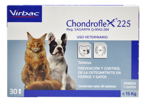Chondroflex 225 Mg 30 Tab Control Osteoartritis Perros Gatos