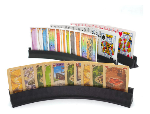 Sujetador De Barajas Soporte Juegos De Mesa Cartas 4 Piezas Sin Idioma