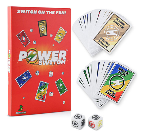 Power Switch Card Game - Juegos De Cartas Familiares Para Ni