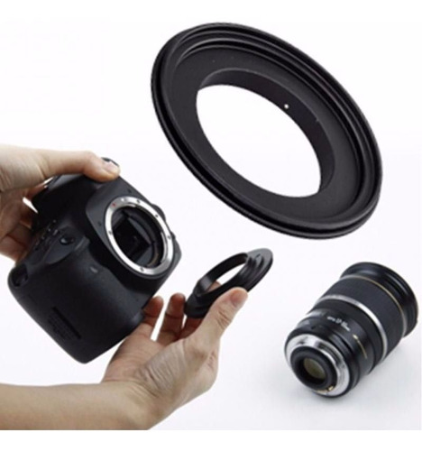 Anel Inversor Lente Macrofotografia  Cameras Canon Eos 62mm