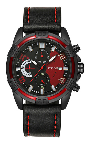 Reloj Stryve S1001 Cronómetro_calidad_cuero