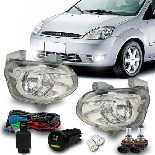 Kit Farol Milha Fiesta Super Charger 2003 2004 + Brindes