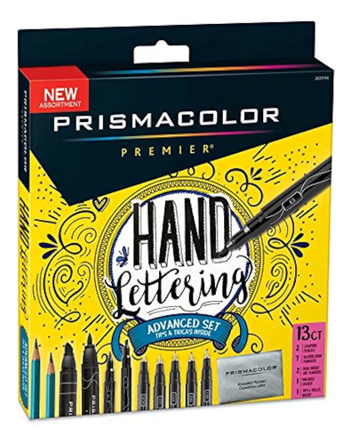 Prismacolor 2023754 Premier Advanced Hand Lettering Set Con 