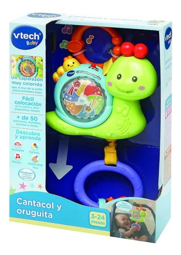 Cantacol Y Oruguita Sonajero Musical Con Luz Para Bebé Vtech