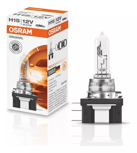 Lámpara H7 Osram Original 12v 55w Uv Auto Bilux Nolin