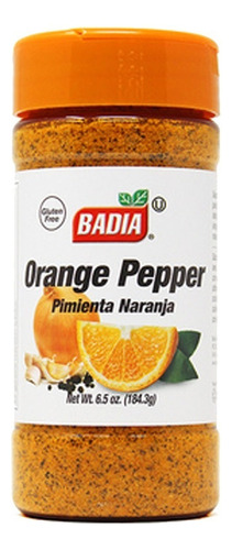 Badia Condimento Naranja Y Pimienta 184.3g Usa Sin Tacc