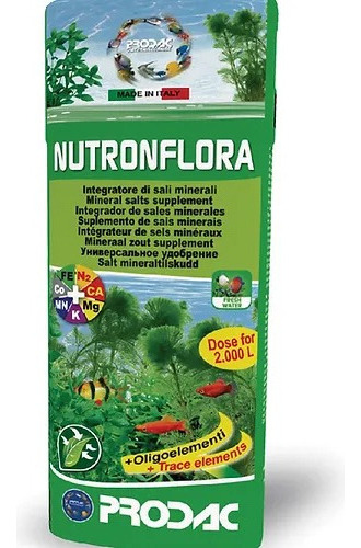 Fertilizante nutritivo para plantas de aquário Prodac Nutronflora 100 ml