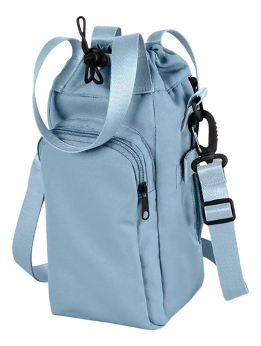 Bolsa De Cuerpo De Botella De Agua Portable Con Bolsas Azul