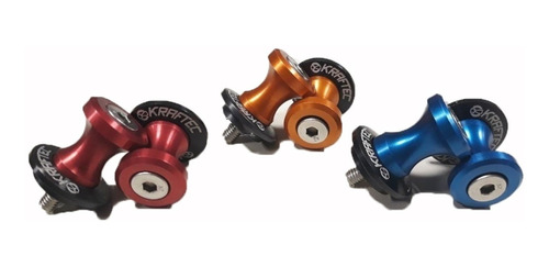 Sliders Spools Caballete Moto6mm Krftec Color Motoscba 