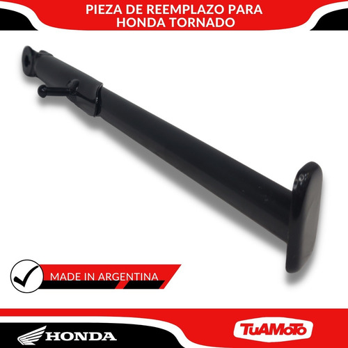 Imagen 5 de 10 de Caballete lateral/ Muleta honda Original tornado xr250
