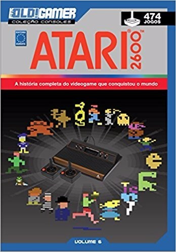 Livro Old Gamer Coleção Consoles Atari 2600 Volume 6