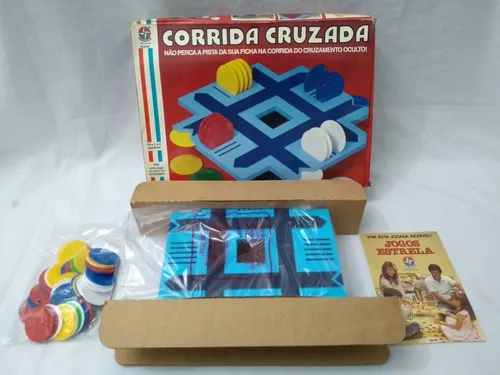 Jogo de Tabuleiro - Corrida Cruzada - Estrela - superlegalbrinquedos