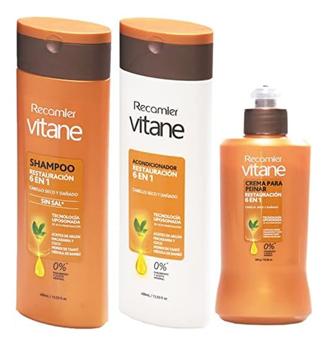 Vitane Restauracion, Champô, Condicionador, Creme De Secos Y
