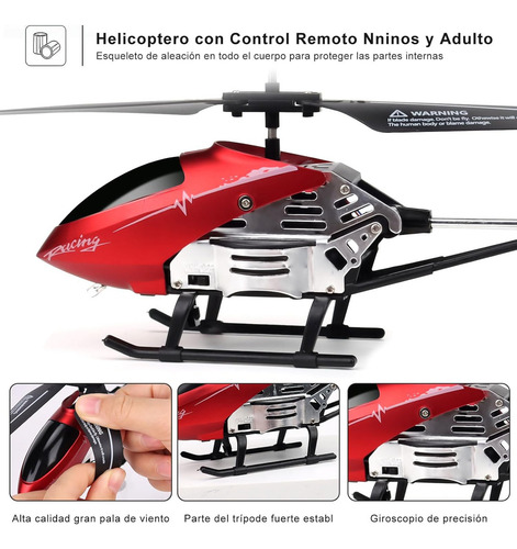 Avión De Control Remoto Anti-caída Con Luz ,regalo Navidad