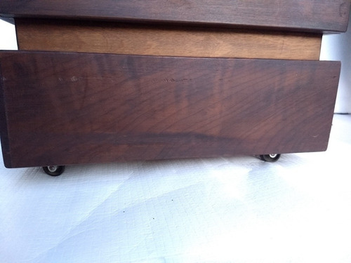 Puffs X2 U. Con Ruedas, Baulero, De Madera 40x40x40cm