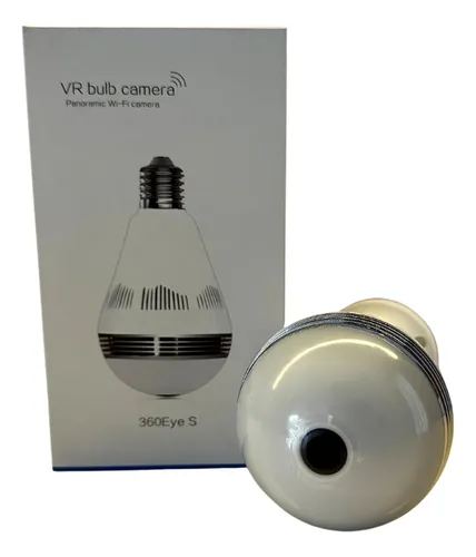 Cámara De Seguridad Lampara Led Smart Camara 360º Wifi 3wts