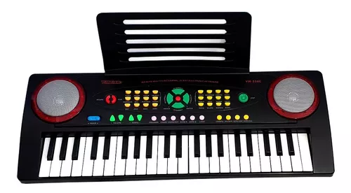 Mini Piano Eletrónico com Bateria, INSTRUMENTOS INFANTIS