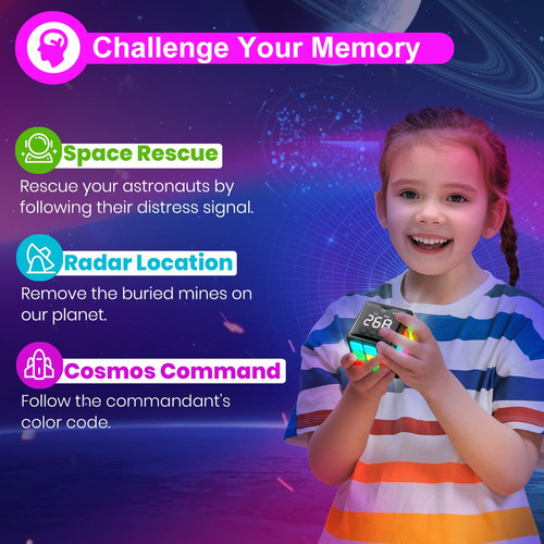 Cubeta De Mano Recargable 15 Juegos Cerebro Y Memoria Niños