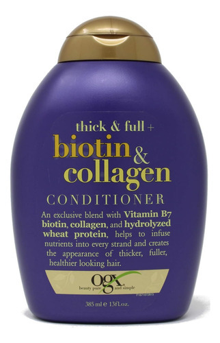  Ogx Acondicionador Biotina & Colágeno 13 Oz