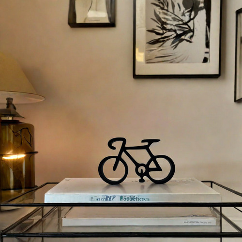 Escultura De Bicicleta Minimalista Adornos De Bicicleta Mini