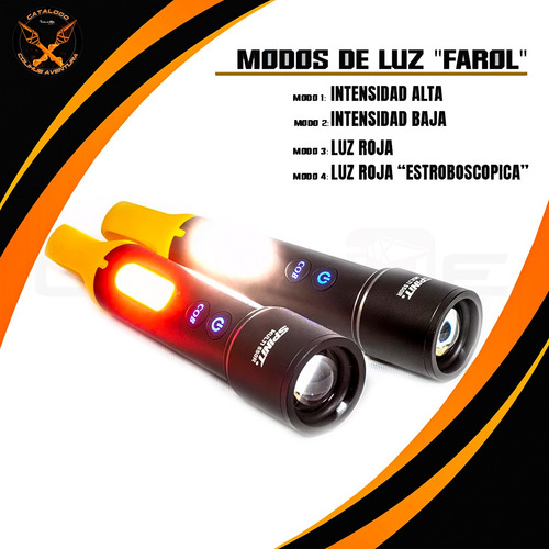 Linterna Spinit Multi 550r + Filtros De Luz Roja-azul-verde Blanco Negra