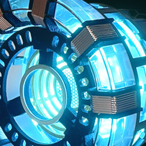 Q Lámpara Arc Reactor, Lámpara De Superhéroes, Bonita