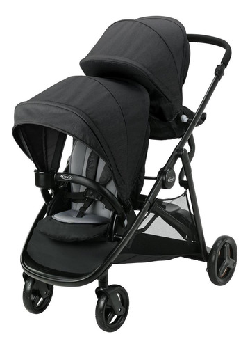 Carriola Doble Graco Ready2grow L.x. 2.0 Gotham Sentado Para