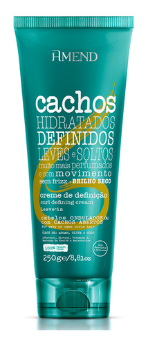 Kit Amend Rotina De Definição Cachos Mais Abertos 4 Produtos